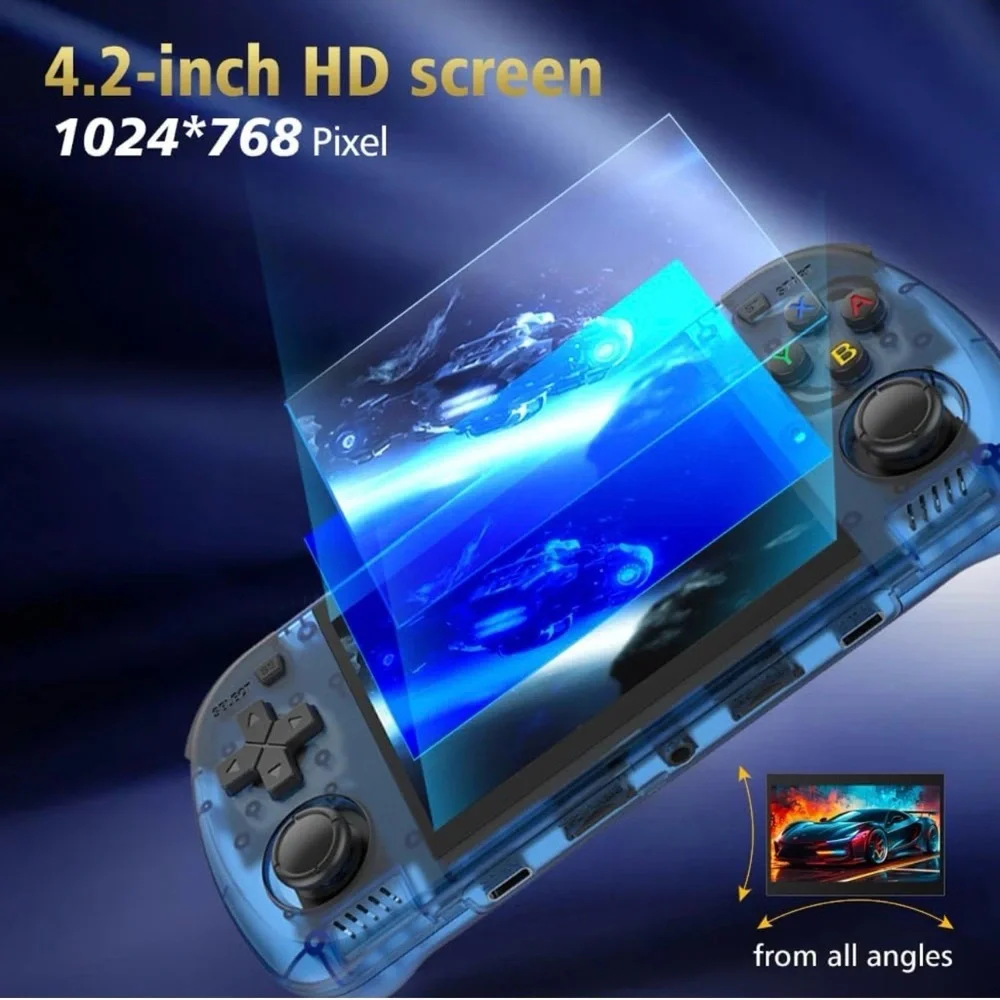 R36H Pro Max Retro Handheld Gaming Console (Black)